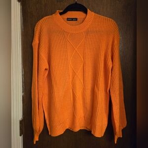 🚫 SOLD 🚫 SHEIN Orange Sweater 🍊 😍